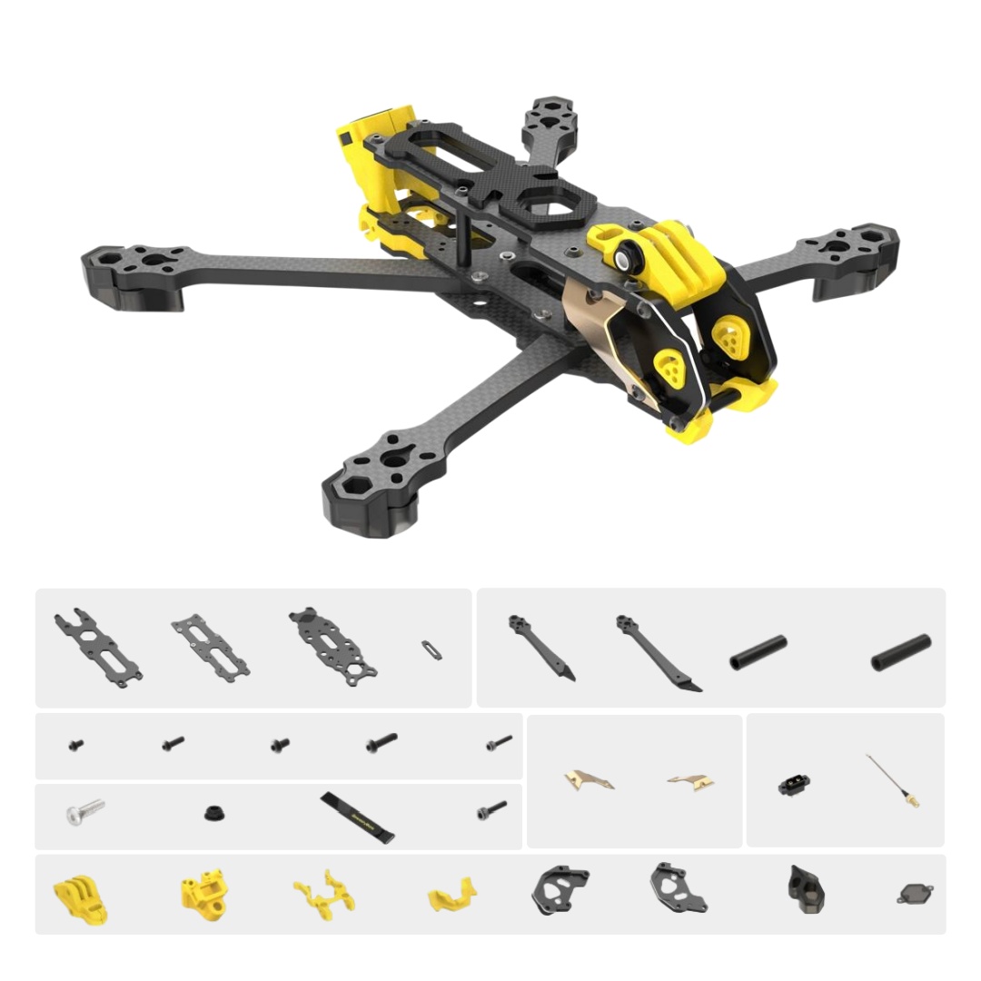 Mario 5 Frame Kit DC / XH Vers - đánh giá và giá Drone Kit Fpv