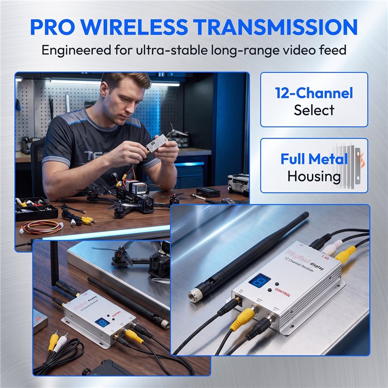 AS96-For FPV Video Transmitter - đánh giá và giá Drone Kit Fpv