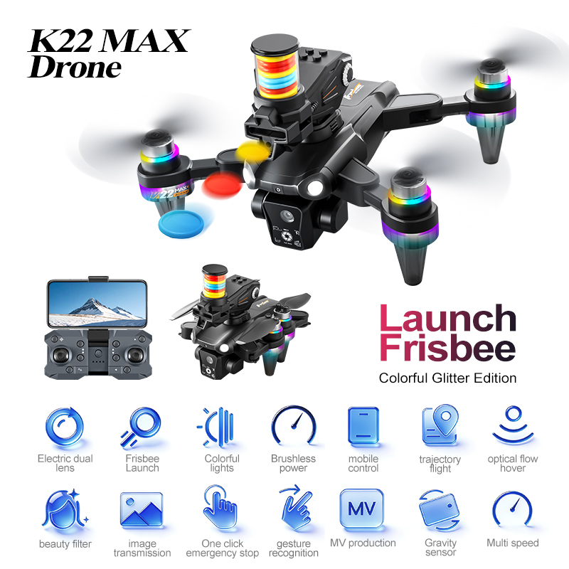 JCMO K22 MAX Frisbee Launch Dr - đánh giá và giá Drone Kit Professional
